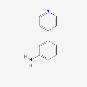 molecular formula C12H12N2 B1420974 2-甲基-5-(吡啶-4-基)苯胺 CAS No. 761441-12-7
