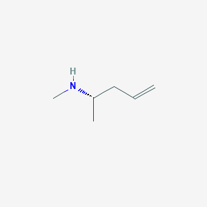 molecular formula C6H13N B14209851 (2S)-N-Methylpent-4-en-2-amine CAS No. 833453-00-2