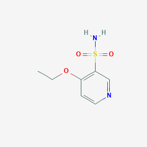 molecular formula C7H10N2O3S B1420987 4-ethoxypyridine-3-sulfonamide CAS No. 1229666-21-0