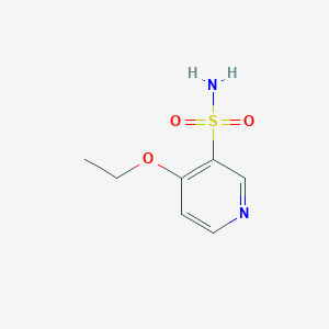 molecular formula C7H10N2O3S B1420987 4-乙氧基-3-吡啶磺酰胺 CAS No. 1229666-21-0
