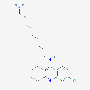 molecular formula C22H32ClN3 B14209912 N~1~-(6-Chloro-1,2,3,4-tetrahydroacridin-9-yl)nonane-1,9-diamine CAS No. 827601-90-1