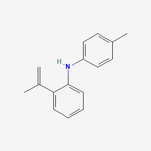 molecular formula C16H17N B14209920 N-(4-Methylphenyl)-2-(prop-1-en-2-yl)aniline CAS No. 918163-01-6