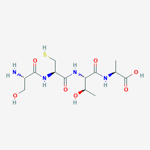 molecular formula C13H24N4O7S B14209929 L-Seryl-L-cysteinyl-L-threonyl-L-alanine CAS No. 798541-13-6