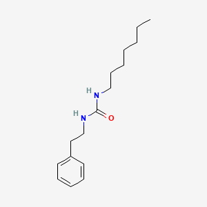 molecular formula C16H26N2O B14209942 Urea, N-heptyl-N'-(2-phenylethyl)- CAS No. 828283-12-1
