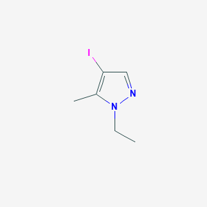 B1421001 1-ethyl-4-iodo-5-methyl-1H-pyrazole CAS No. 1217862-56-0