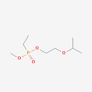 molecular formula C8H19O4P B14210082 Methyl 2-[(propan-2-yl)oxy]ethyl ethylphosphonate CAS No. 820260-97-7