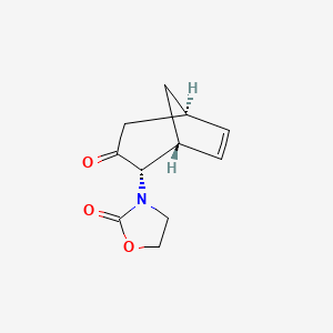 molecular formula C11H13NO3 B14210109 3-[(1R,2S,5R)-3-Oxobicyclo[3.2.1]oct-6-en-2-yl]-1,3-oxazolidin-2-one CAS No. 835632-83-2