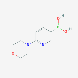 molecular formula C9H13BN2O3 B1421013 6-Morpholinopyridin-3-ylboronic acid CAS No. 904326-93-8