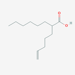 molecular formula C13H24O2 B14210137 Octanoic acid, 2-(4-pentenyl)- CAS No. 824431-37-0