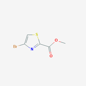 molecular formula C5H4BrNO2S B1421043 Methyl-4-bromothiazole-2-carboxylate CAS No. 1025468-06-7