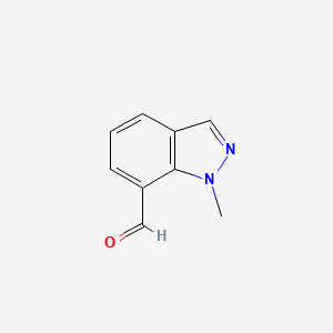 molecular formula C9H8N2O B1421046 1-Methyl-1H-indazole-7-carbaldehyde CAS No. 951030-58-3