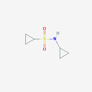 molecular formula C6H11NO2S B1421048 N-cyclopropylcyclopropanesulfonamide CAS No. 1235100-04-5
