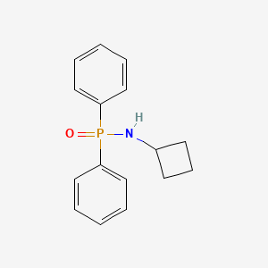 molecular formula C16H18NOP B14210536 N-Cyclobutyl-P,P-diphenylphosphinic amide CAS No. 716316-28-8