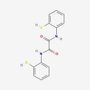 molecular formula C14H12N2O2S2 B14210609 Ethanediamide, N,N'-bis(2-mercaptophenyl)- CAS No. 820991-62-6