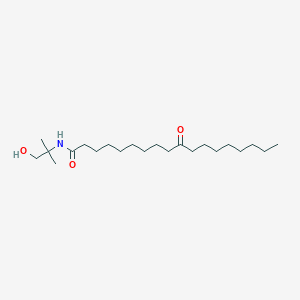 molecular formula C22H43NO3 B14210624 Octadecanamide, N-(2-hydroxy-1,1-dimethylethyl)-10-oxo- CAS No. 802935-56-4