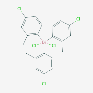 molecular formula C21H18BiCl5 B14210646 Bismuth, dichlorotris(4-chloro-2-methylphenyl)- CAS No. 823213-27-0