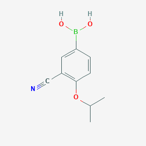 molecular formula C10H12BNO3 B1421065 3-Cyano-4-isopropoxyphenylboronic acid CAS No. 1009303-59-6