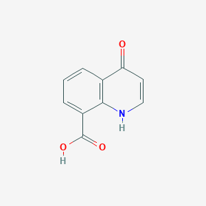molecular formula C10H7NO3 B1421066 4-Hydroxyquinoline-8-carboxylic acid CAS No. 386207-63-2