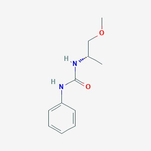 molecular formula C11H16N2O2 B14210730 N-[(2S)-1-Methoxypropan-2-yl]-N'-phenylurea CAS No. 827612-97-5