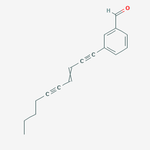 molecular formula C17H16O B14210867 3-(Dec-3-ene-1,5-diyn-1-yl)benzaldehyde CAS No. 823228-12-2