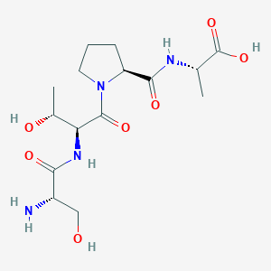 molecular formula C15H26N4O7 B14210900 L-Seryl-L-threonyl-L-prolyl-L-alanine CAS No. 727977-74-4