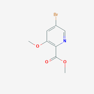 molecular formula C8H8BrNO3 B1421094 Methyl 5-bromo-3-methoxypicolinate CAS No. 1142192-55-9