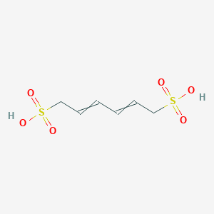 molecular formula C6H10O6S2 B14211005 Hexa-2,4-diene-1,6-disulfonic acid CAS No. 824405-50-7