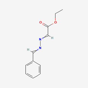 molecular formula C11H12N2O2 B14211031 Ethyl (benzylidenehydrazinylidene)acetate CAS No. 572907-02-9