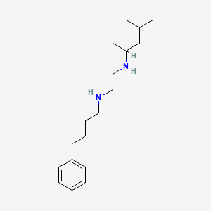 molecular formula C18H32N2 B14211038 N~1~-(4-Methylpentan-2-yl)-N~2~-(4-phenylbutyl)ethane-1,2-diamine CAS No. 627526-27-6