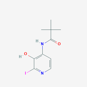 molecular formula C10H13IN2O2 B1421117 N-(3-Hydroxy-2-iodopyridin-4-yl)pivalamide CAS No. 1142192-39-9