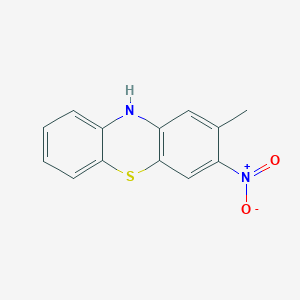 molecular formula C13H10N2O2S B14211231 2-Methyl-3-nitro-10H-phenothiazine CAS No. 823802-24-0