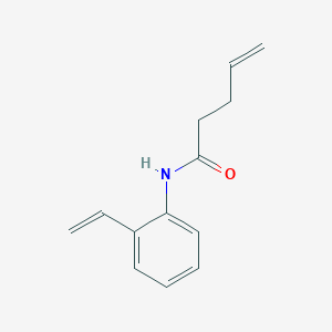 molecular formula C13H15NO B14211252 N-(2-Ethenylphenyl)pent-4-enamide CAS No. 632326-64-8