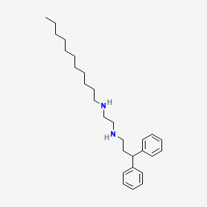 molecular formula C28H44N2 B14211267 N~1~-(3,3-Diphenylpropyl)-N~2~-undecylethane-1,2-diamine CAS No. 627520-09-6