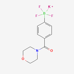 molecular formula C11H12BF3KNO2 B1421128 Potassium 4-(morpholine-4-carbonyl)phenyltrifluoroborate CAS No. 1314957-11-3