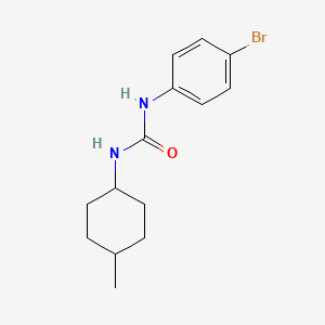 molecular formula C14H19BrN2O B14211316 Urea, N-(4-bromophenyl)-N'-(4-methylcyclohexyl)- CAS No. 828283-15-4