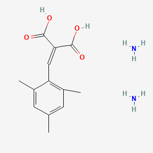molecular formula C13H20N2O4 B1421142 (Mesitylmethylene)malonic acid diammoniate CAS No. 1185303-00-7
