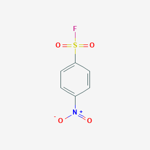 molecular formula C6H4FNO4S B142115 4-Nitrobenzenesulfonyl fluoride CAS No. 349-96-2