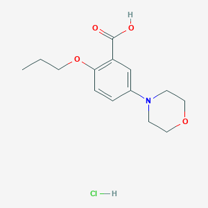 5-Morpholin-4-YL-2-propoxy-benzoic acid hydrochloride