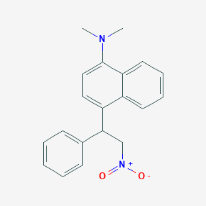 molecular formula C20H20N2O2 B14211563 N,N-Dimethyl-4-(2-nitro-1-phenylethyl)naphthalen-1-amine CAS No. 820233-02-1