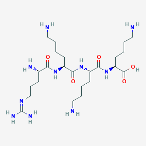 molecular formula C24H50N10O5 B14211714 L-Lysine, L-arginyl-L-lysyl-L-lysyl- CAS No. 627091-96-7