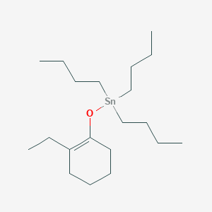 molecular formula C20H40OSn B14211768 Tributyl[(2-ethylcyclohex-1-EN-1-YL)oxy]stannane CAS No. 831170-14-0