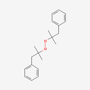 molecular formula C20H26O2 B14211824 Peroxide, bis(1,1-dimethyl-2-phenylethyl) CAS No. 618906-12-0