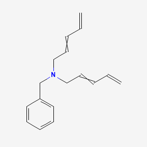 molecular formula C17H21N B14211862 N-Benzyl-N-(penta-2,4-dien-1-yl)penta-2,4-dien-1-amine CAS No. 831170-66-2