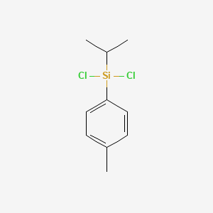 molecular formula C10H14Cl2Si B14211885 Dichloro(4-methylphenyl)(propan-2-yl)silane CAS No. 790234-76-3