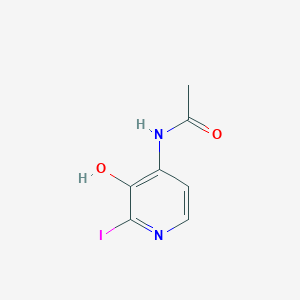 molecular formula C7H7IN2O2 B1421196 N-(3-Hydroxy-2-iodopyridin-4-yl)acetamide CAS No. 1186310-97-3