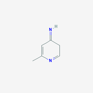 molecular formula C6H8N2 B14211987 6-Methylpyridin-4(3H)-imine CAS No. 832129-84-7