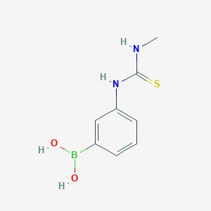 molecular formula C8H11BN2O2S B1421210 3-(3-Methylthioureido)phenylboronic acid CAS No. 1072946-17-8