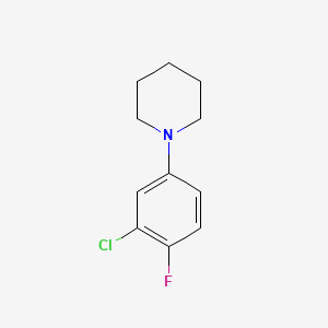 1-(3-Chloro-4-fluorophenyl)piperidine
