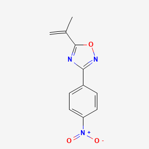 3-(4-Nitrophenyl)-5-(prop-1-en-2-yl)-1,2,4-oxadiazole