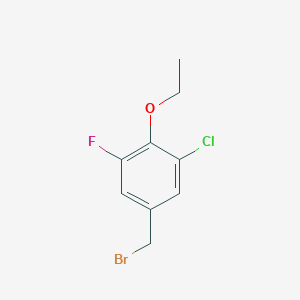 3-Chloro-4-ethoxy-5-fluorobenzyl bromide